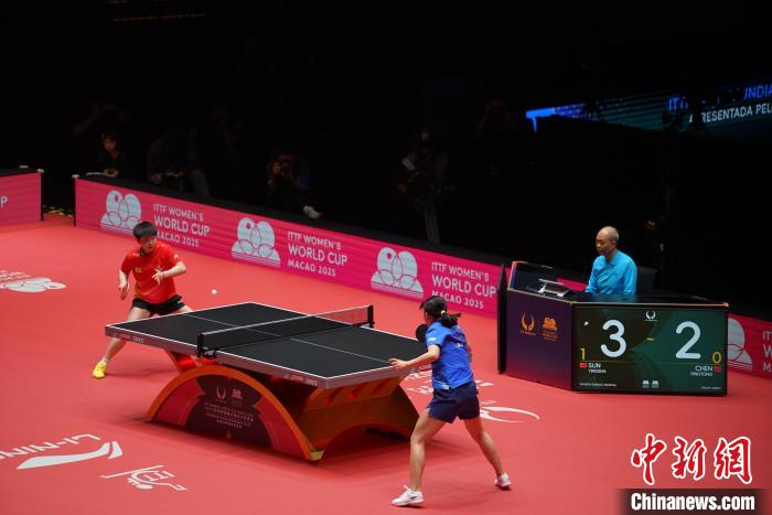 澳门乒乓世界杯女子单打决赛即将上演：孙颖莎