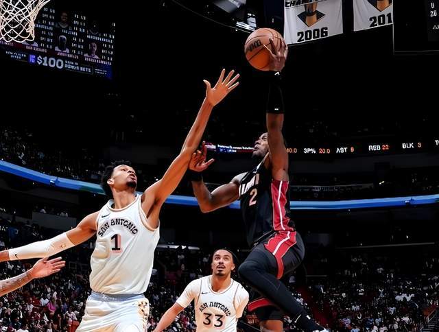 文班亚马统治禁区马刺大胜热火豪取六连胜