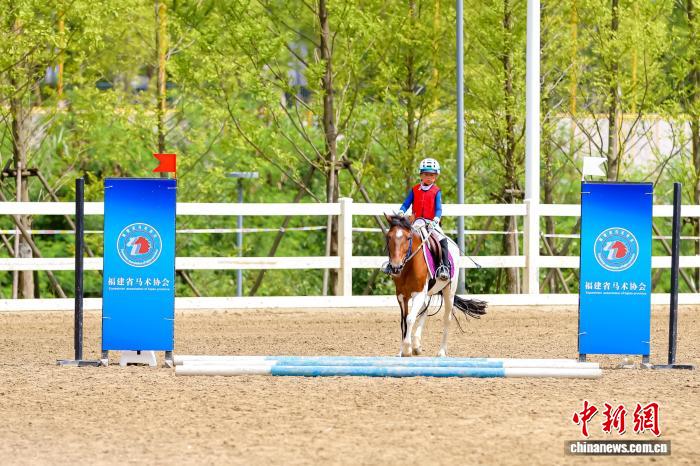 福州举行第三届海峡两岸（福建）青少年马术邀